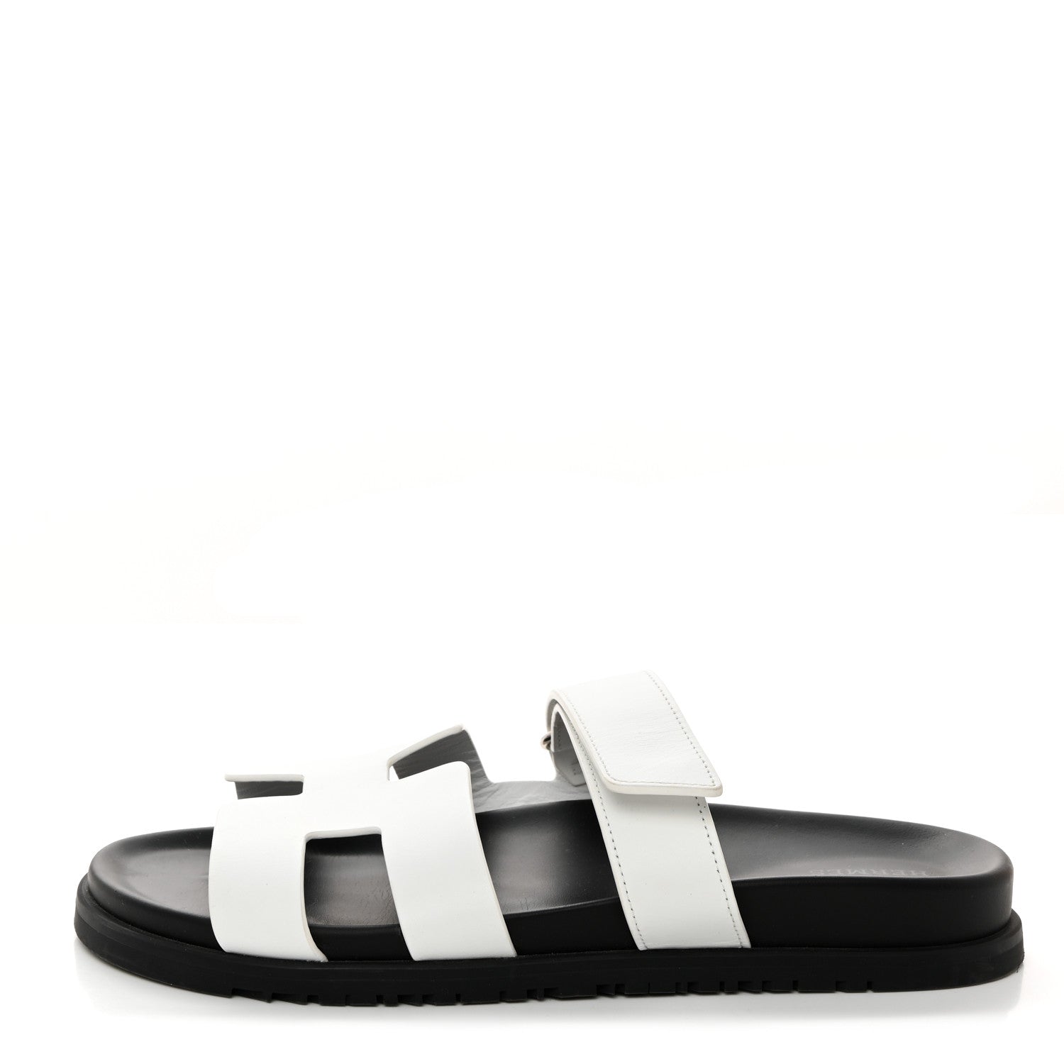 Hermes Calfskin Womens Chypre Sandals 41 White 1 of 8