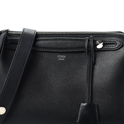 Fendi Vitello Dolce Medium By The Way Boston Bag Black 7 of 9
