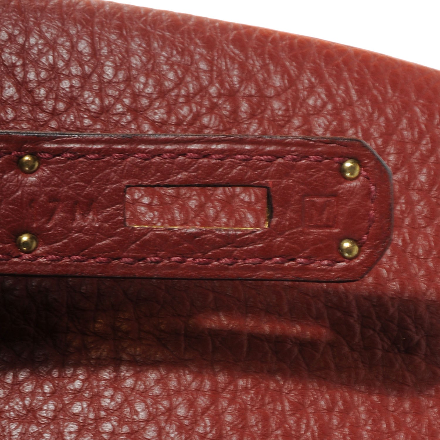 Hermes Taurillon Clemence Birkin 40 Sienne 8 of 10