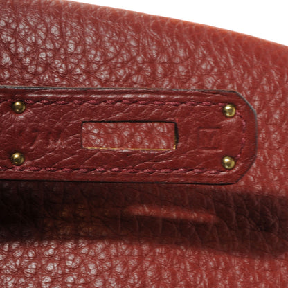 Hermes Taurillon Clemence Birkin 40 Sienne 8 of 10
