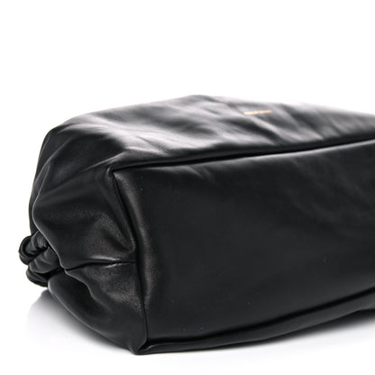 Mansur Gavriel Lambskin Cloud Clutch Black Flamma 7 of 8