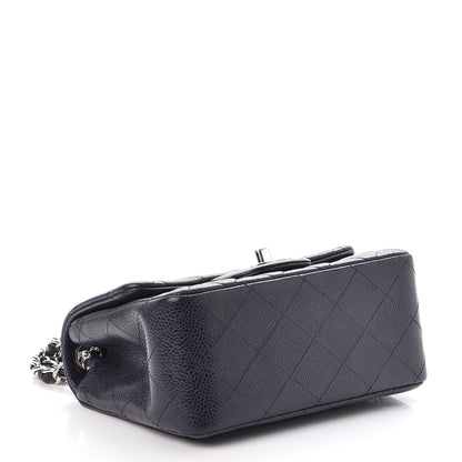 Chanel Caviar Quilted Mini Square Flap Navy 4 of 8