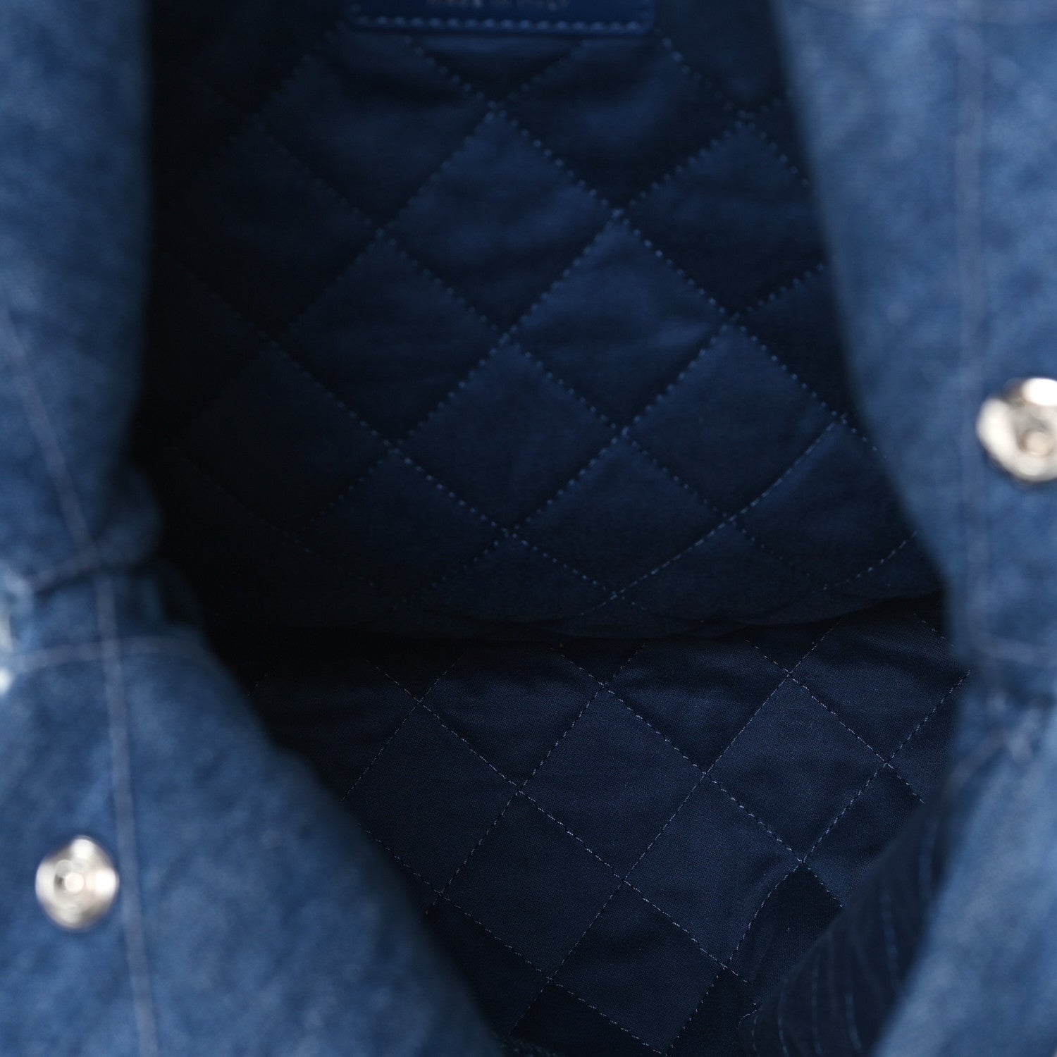 Chanel Denim Patchwork Logo Chanel 22 Blue 5 of 10