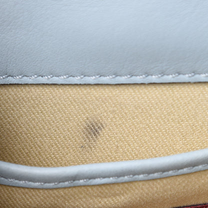 Valentino Garavani Vitello Mini Glam Lock Rockstud Flap Sky Sorbet 10 of 11