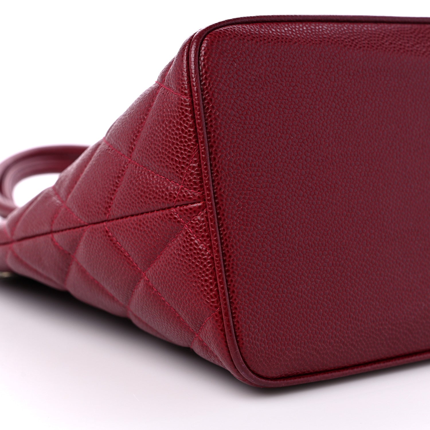 Chanel Caviar Quilted Medallion Tote Red 8 of 11