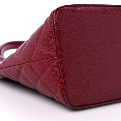 Chanel Caviar Quilted Medallion Tote Red 8 of 11
