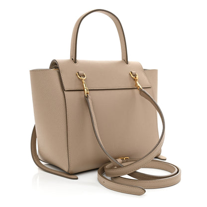 Celine Grained Calfskin Nano Belt Bag Light Taupe 3 of 8