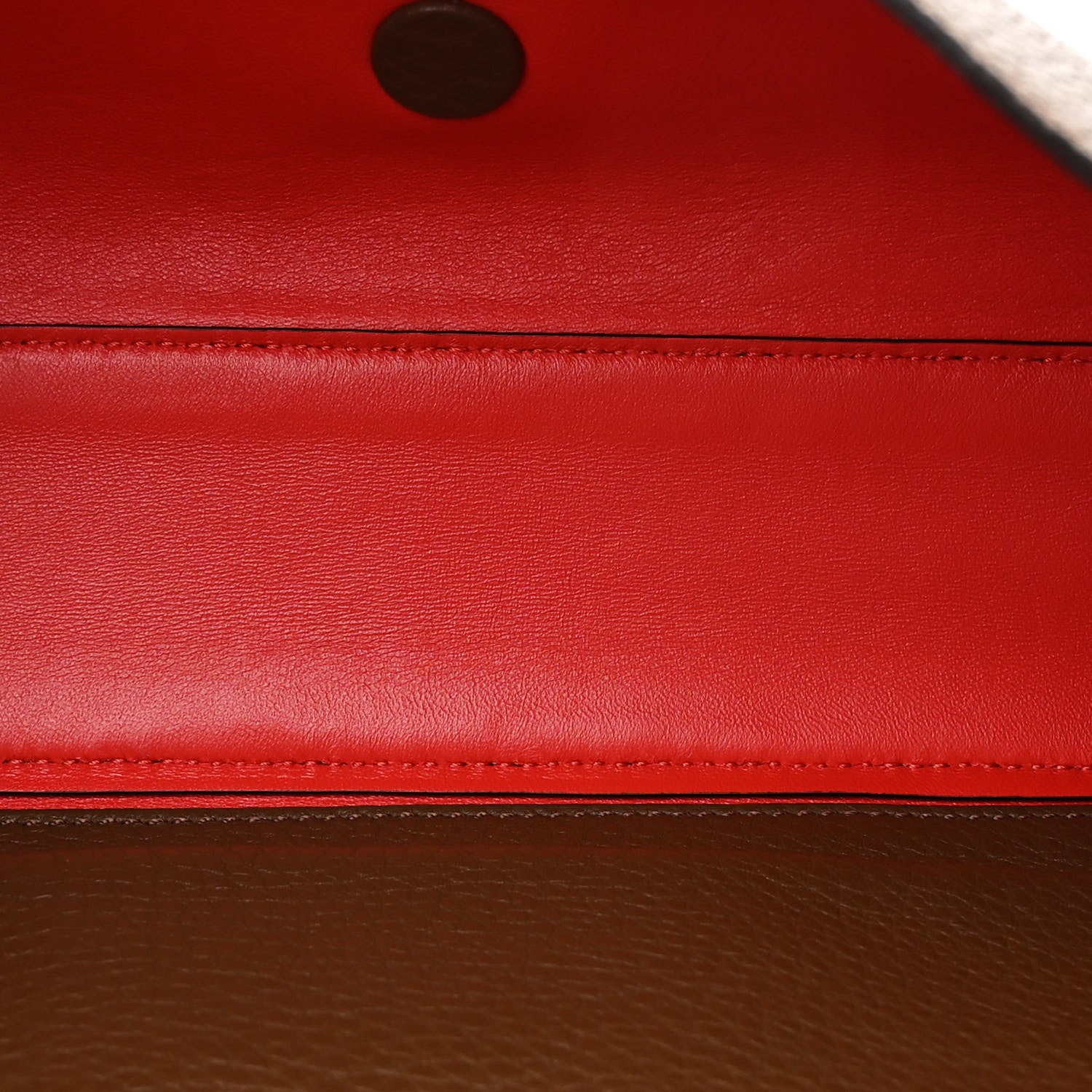 Fendi Cuoio Romano Selleria Large Baguette Fango Papavero 5 of 10