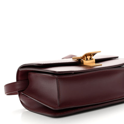 Celine Box Calfskin Small Classic Box Flap Bag Burgundy 7 of 9