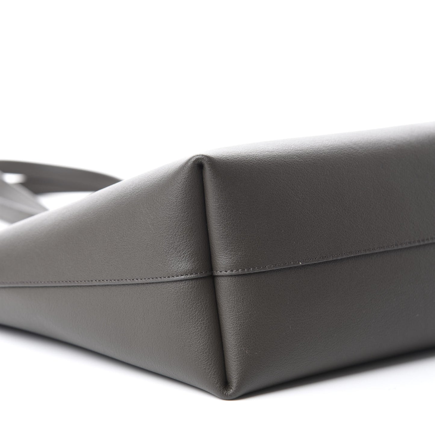 Calfskin Large Shopping Tote Pebble