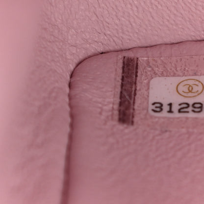 Chanel Tweed Quilted Mini Rectangular Flap Pink 7 of 11