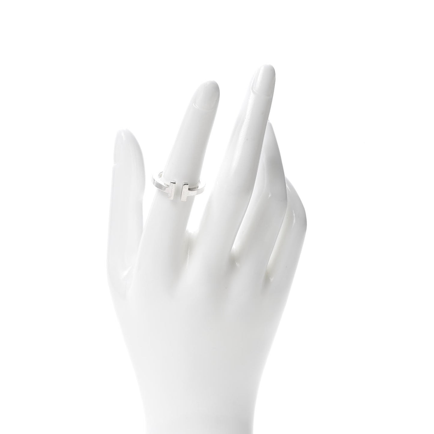 Sterling Silver T Square Ring 54 7