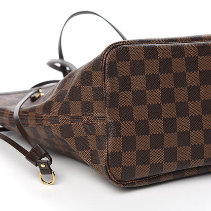 Louis Vuitton Damier Ebene Neo Neverfull MM Rose Ballerine 9 of 10