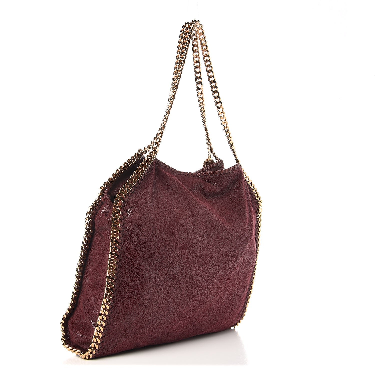 Stella McCartney Shaggy Deer Small Falabella Tote Plum 3 of 8
