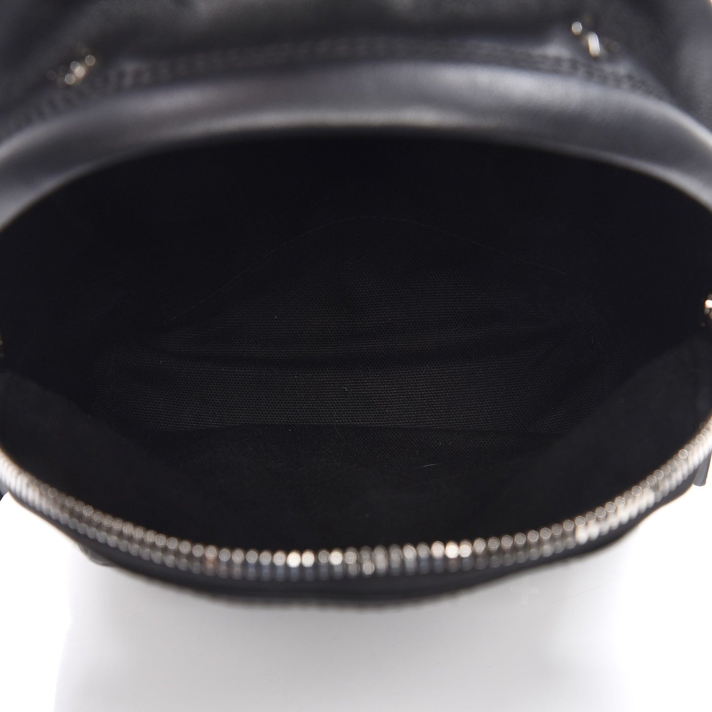 Smooth Calfskin Nano Cross Backpack Black