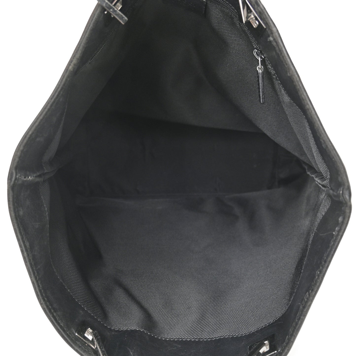 Monogram Bucket Tote Black