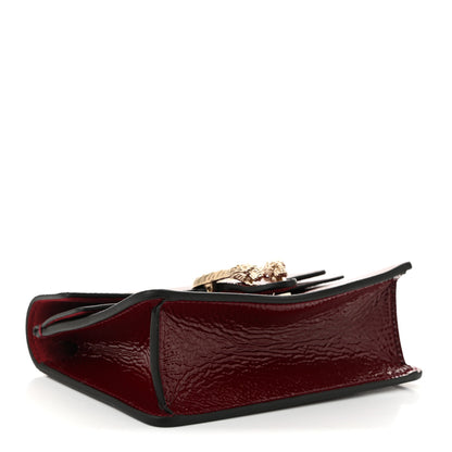 Gucci Crinkled Patent Mini Dionysus Shoulder Bag Rosso Ancora Red 4 of 11