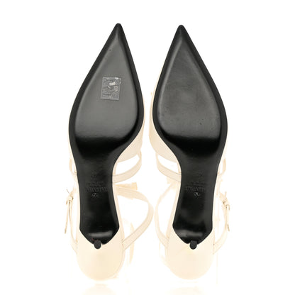 Valentino Garavani Nappa French Bow Gladiator 45mm Sandals 40 Avorio 5 of 9