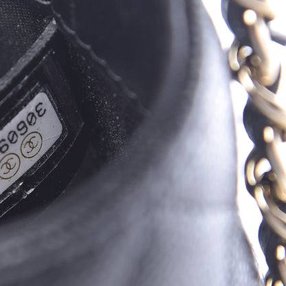 Chanel Caviar Quilted French New Wave Phone Holder With Chain Black 5 of 11