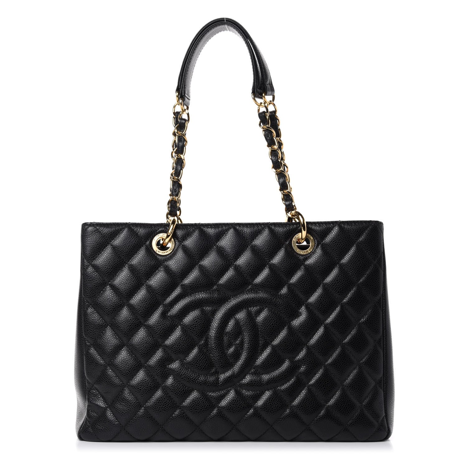 Chanel Caviar Quilted Grand Shopping Tote GST Black 1 of 12