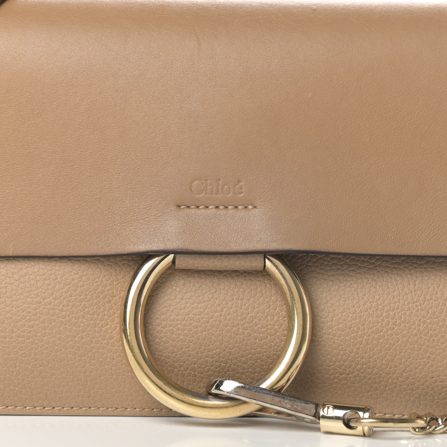Calfskin Small Faye Shoulder Bag Blush
