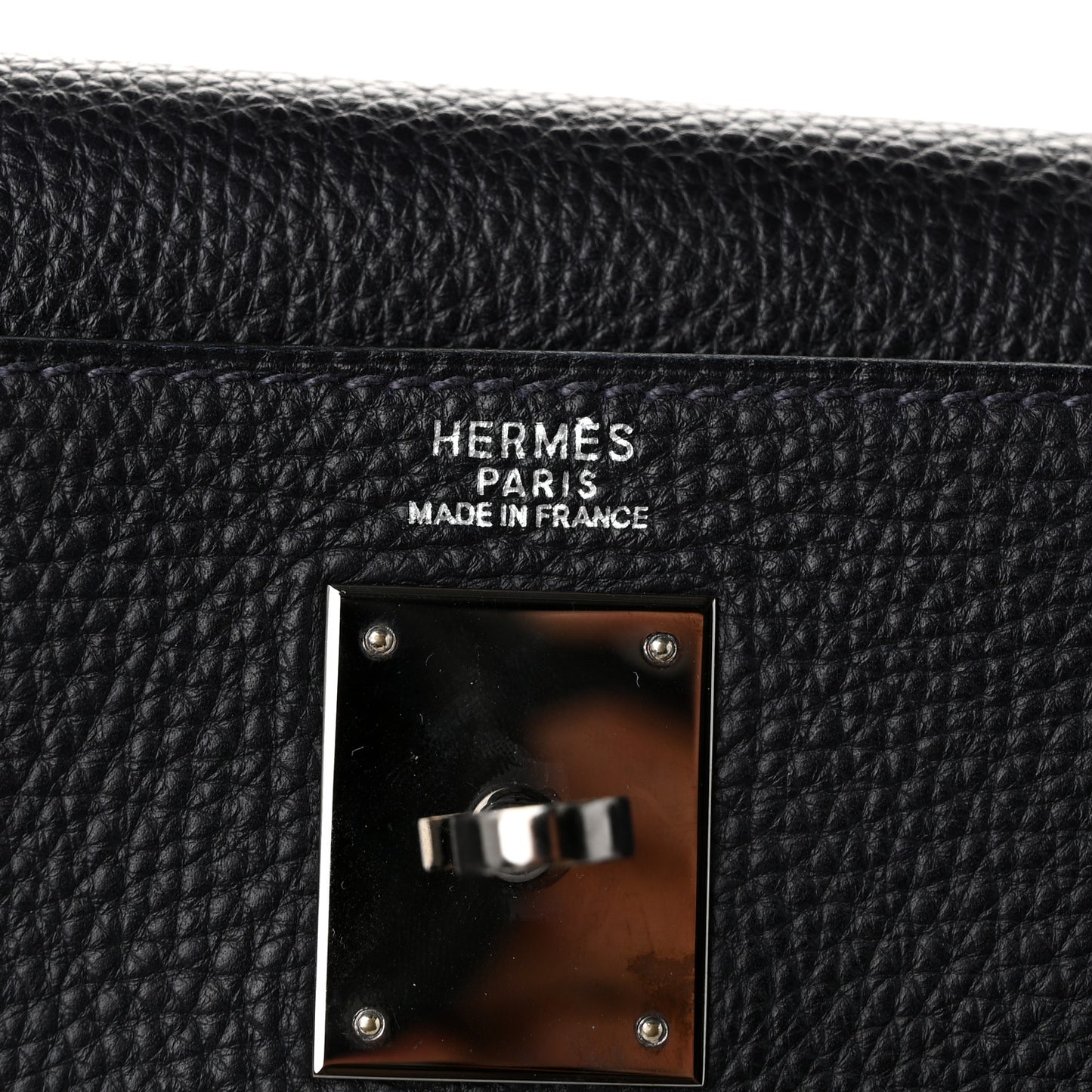 Togo Bi-Color Kelly Retourne 32 Indigo Blue Jean