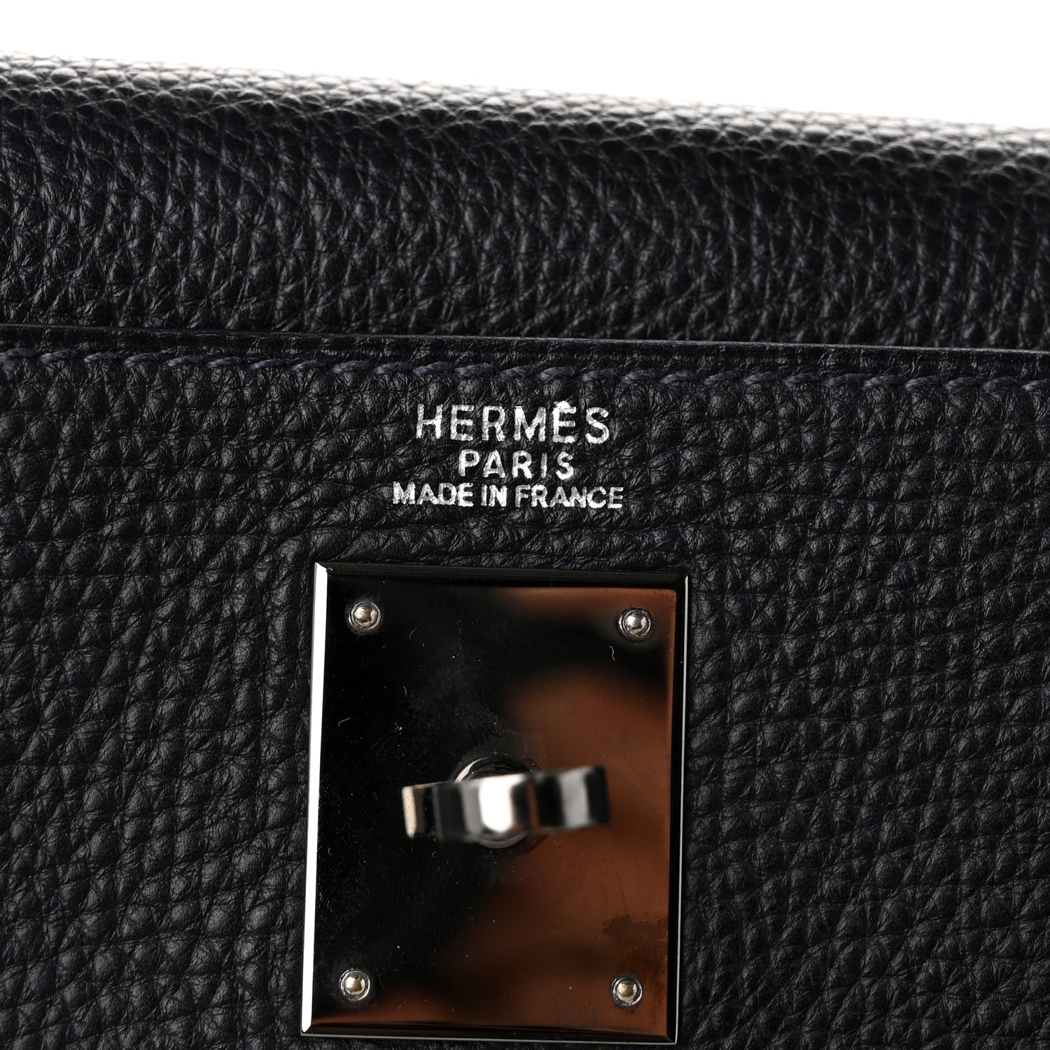 Hermes Togo Bi-Color Kelly Retourne 32 Indigo Blue Jean 6 of 10