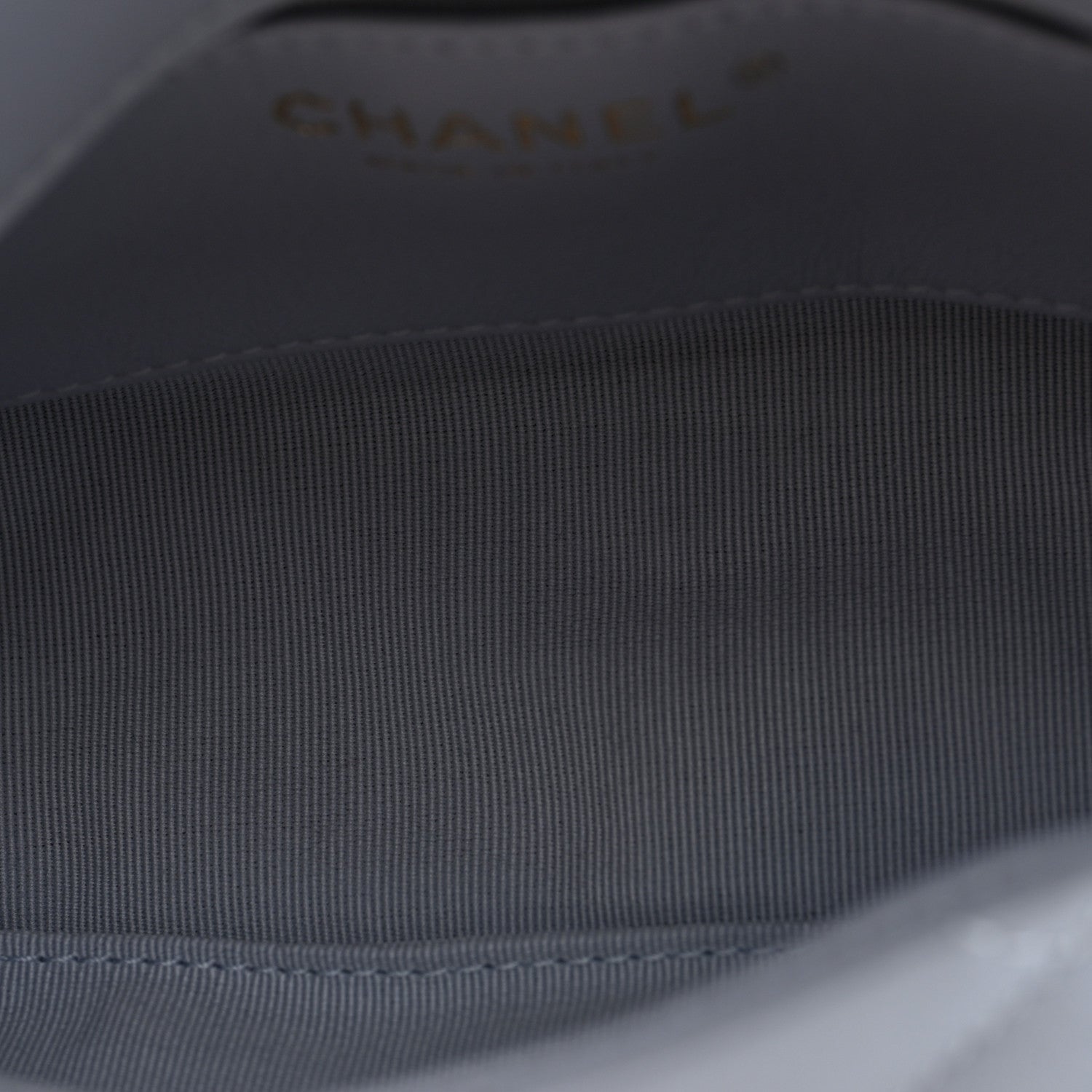 Chanel Lambskin Quilted Chain Around Flap Light Grey 5 of 11