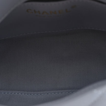 Chanel Lambskin Quilted Chain Around Flap Light Grey 5 of 11