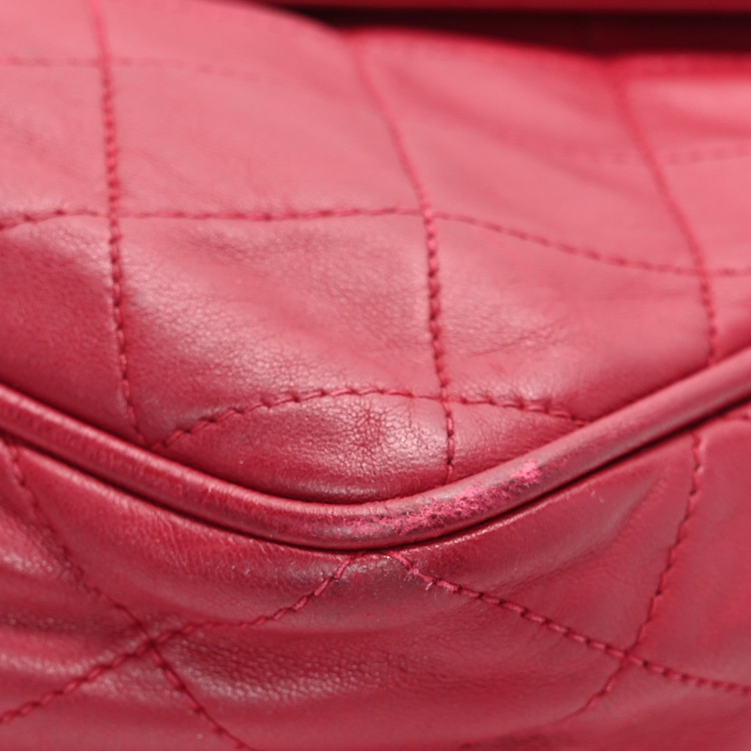 Chanel Lambskin Quilted CC Tassel Flap Camera Case Red 9 of 11