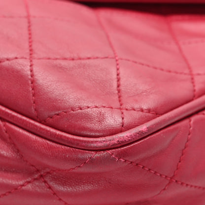 Chanel Lambskin Quilted CC Tassel Flap Camera Case Red 9 of 11