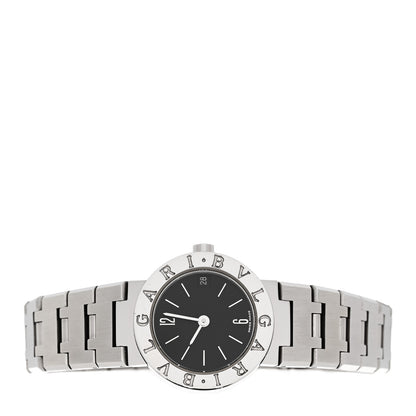 Bulgari Stainless Steel 23mm Quartz Watch Black 2 of 4