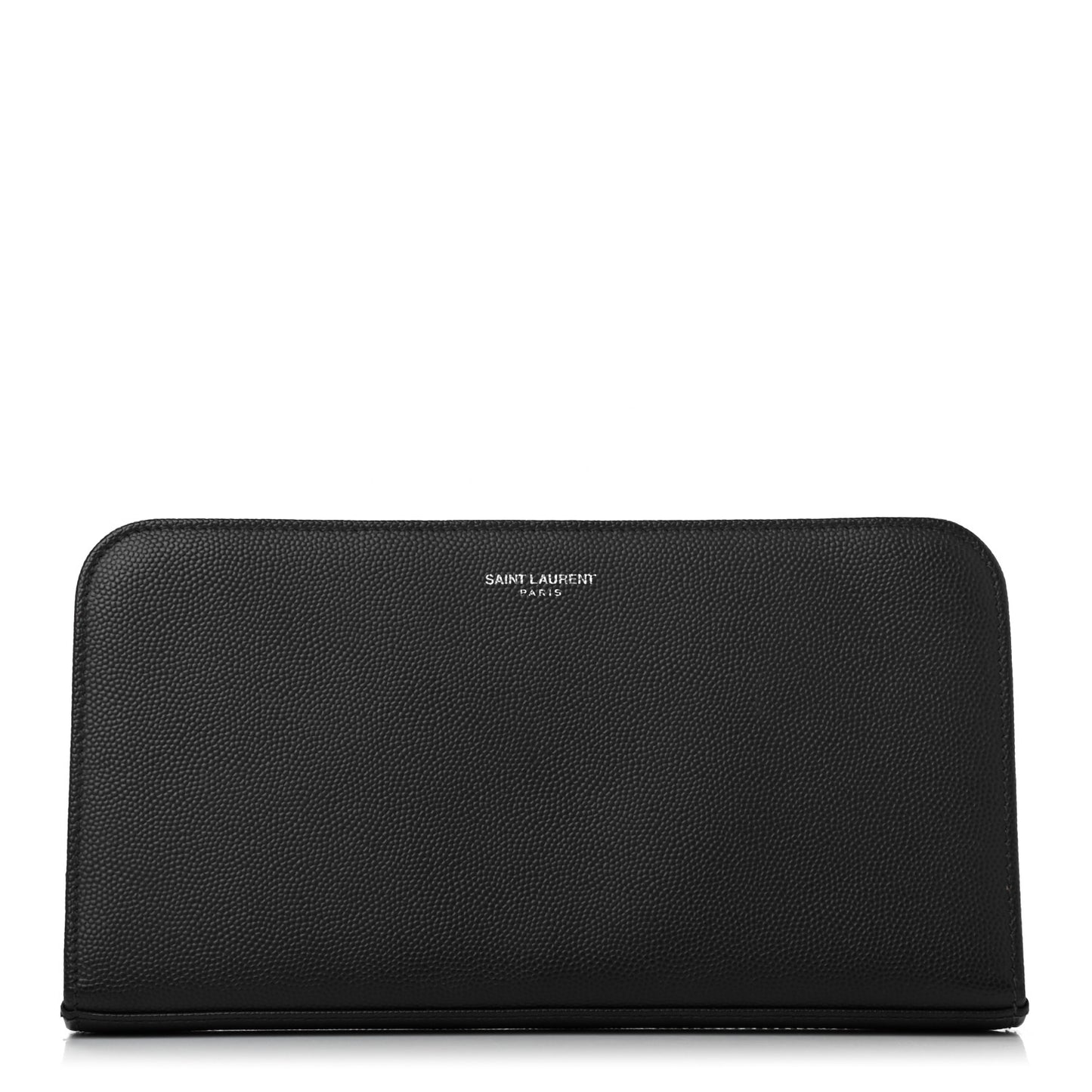 Grain De Poudre Classic Zip Around Travel Wallet Black