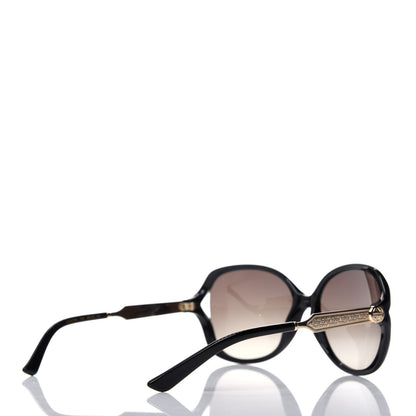 Gucci Acetate Oversized Butterfly Sunglasses GG 0076S Black 4 of 8