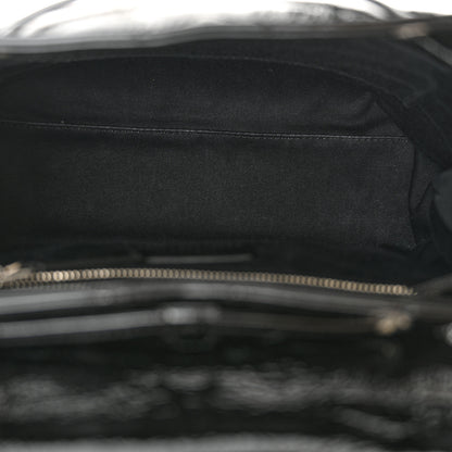 Saint Laurent Patent Y Quilted Monogram Small Loulou Backpack Black 5 of 10