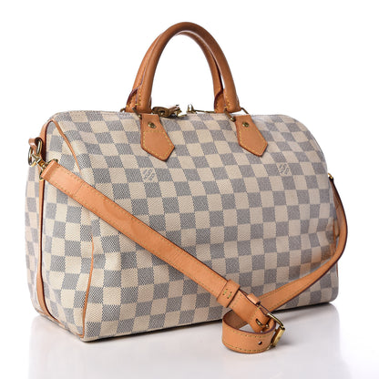Louis Vuitton Damier Azur Speedy Bandouliere 30 3 of 29