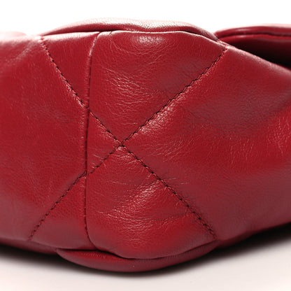 Chanel Goatskin Quilted Medium Chanel 19 Flap Red 10 of 10