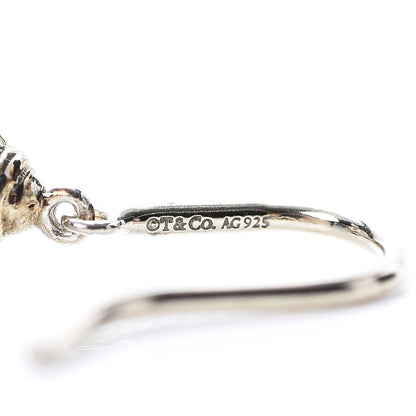 Tiffany Sterling Silver Pearl Ziegfeld Earrings 4 of 6