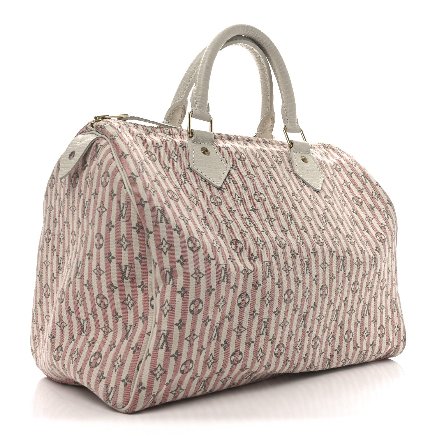 Louis Vuitton Mini Lin Croisette Speedy 30 Rouge 3 of 9