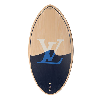 Louis Vuitton Wood Monogram Giant Escale Skimboard Blue 1 of 3