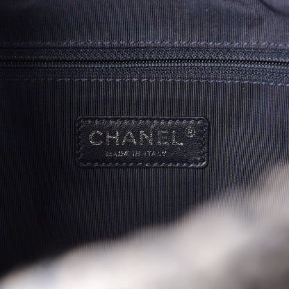 Chanel Denim Fringe Large Shopping Tote Blue 8 of 11