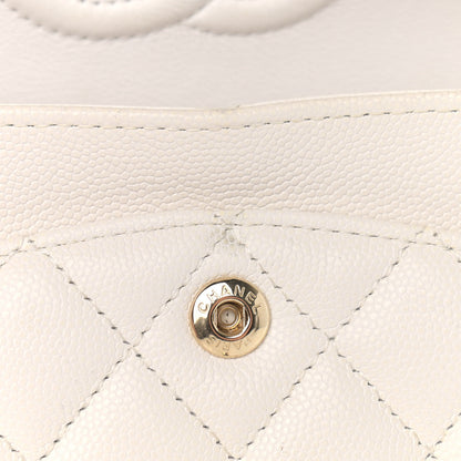 Chanel Caviar Quilted Small Double Flap White 10 of 16