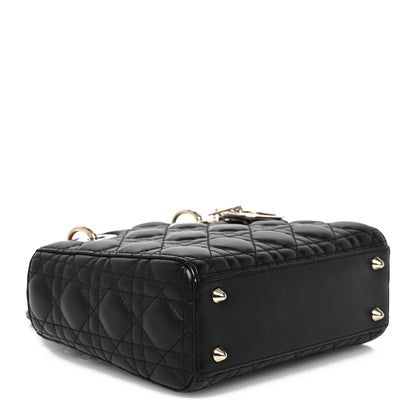 Christian Dior Lambskin Cannage Small My ABCDior Lady Dior Black 4 of 14