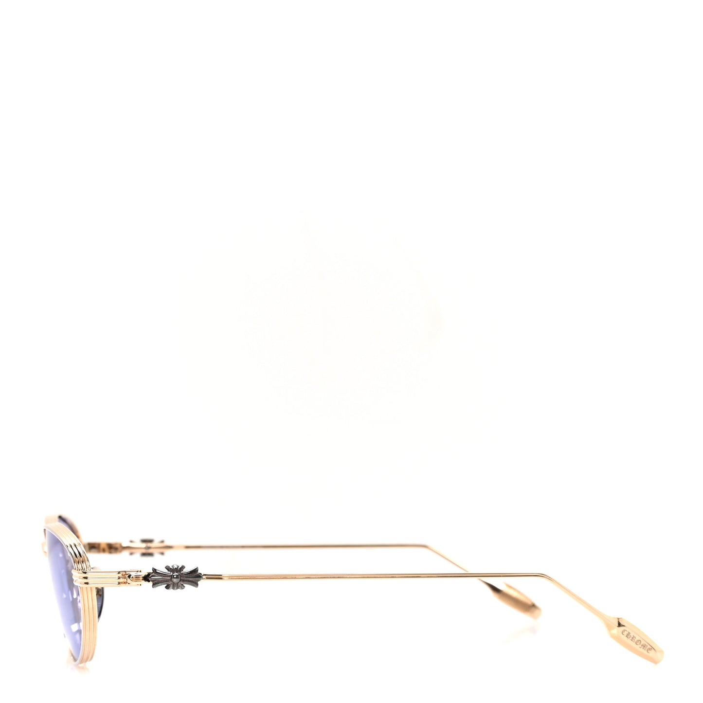 Metal Clitorial Sunglasses Gold