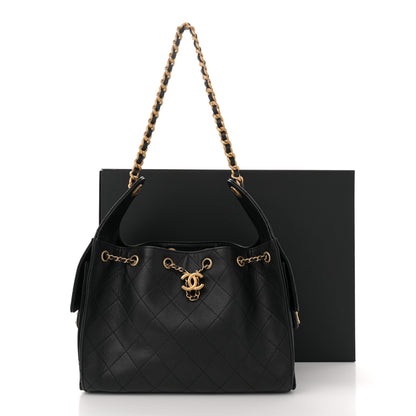 Chanel Caviar Quilted Small Chanel 25 Handbag Black 11 of 11