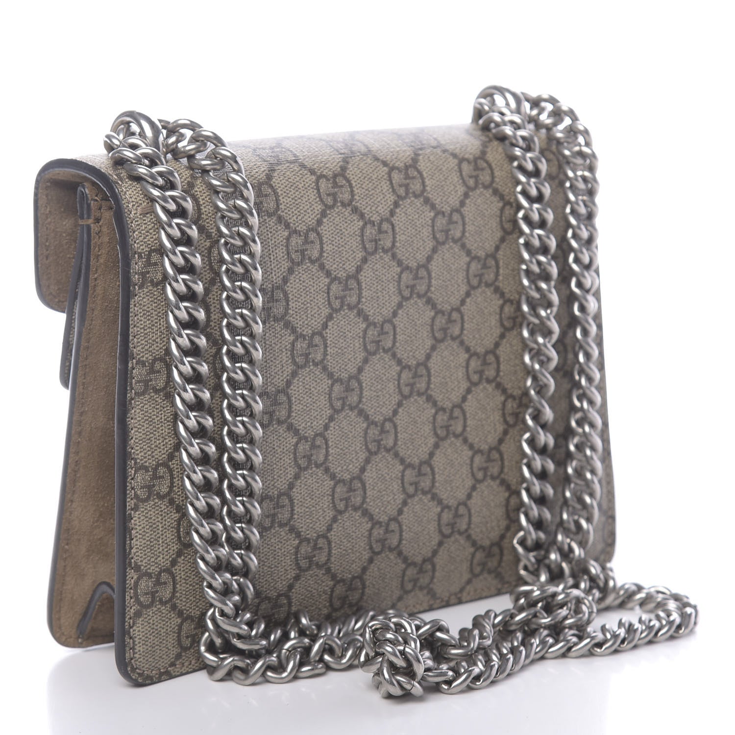 Gucci GG Supreme Monogram Mini Dionysus Shoulder Bag Taupe 3 of 10