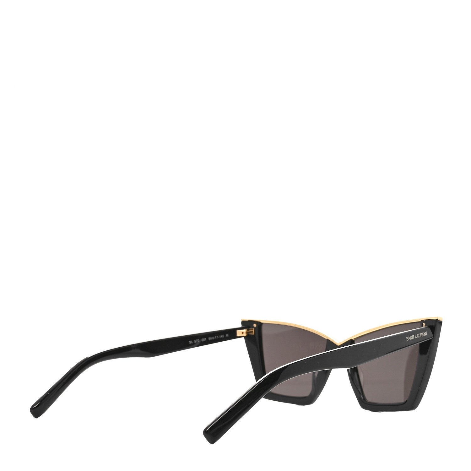 Saint Laurent Cat Eye Kate SL570 Sunglasses Black 4 of 7