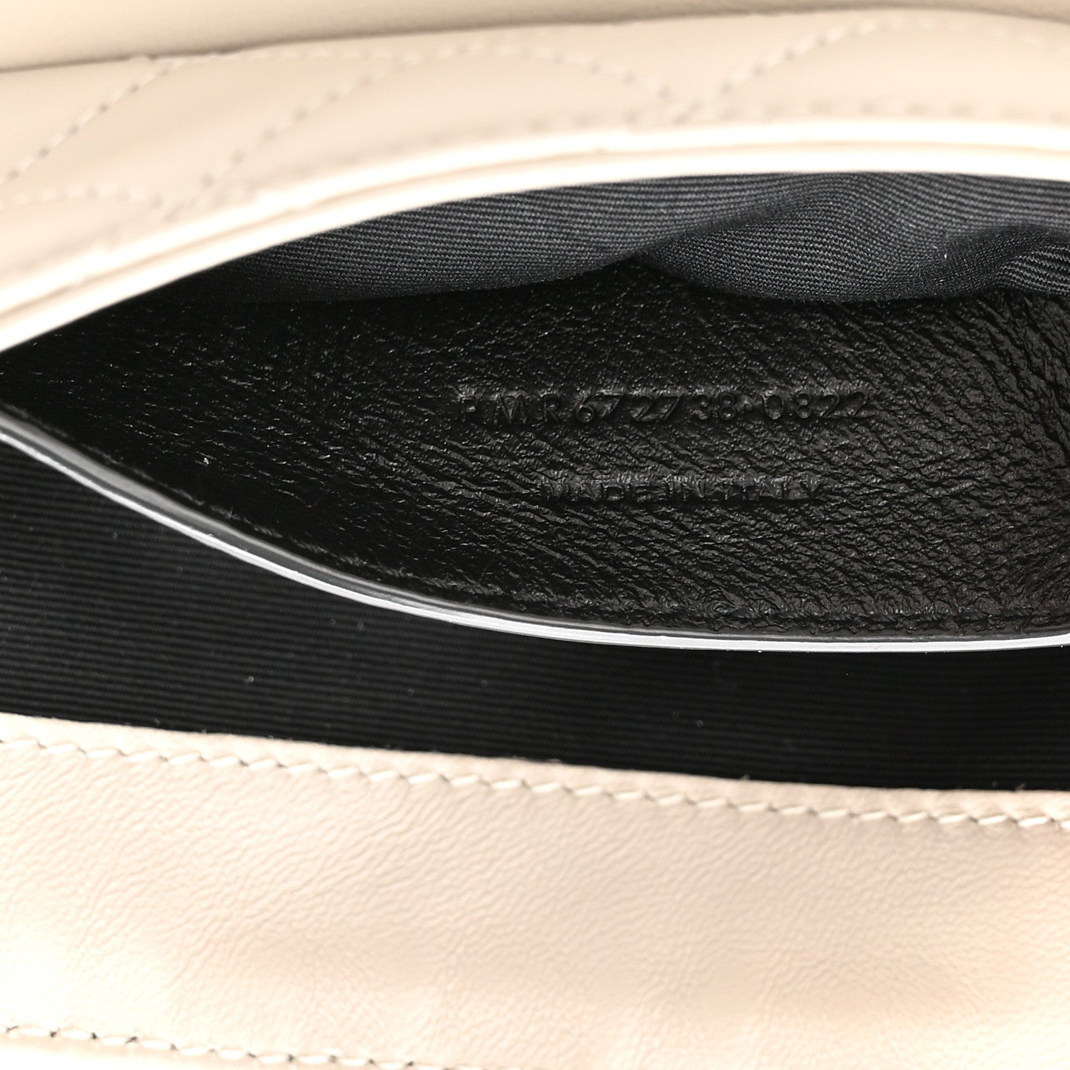 Saint Laurent Lambskin Quilted Monogram Mini Nolita Blanc Vintage 7 of 11