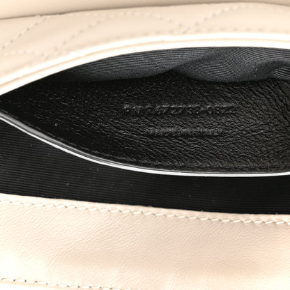 Saint Laurent Lambskin Quilted Monogram Mini Nolita Blanc Vintage 7 of 11