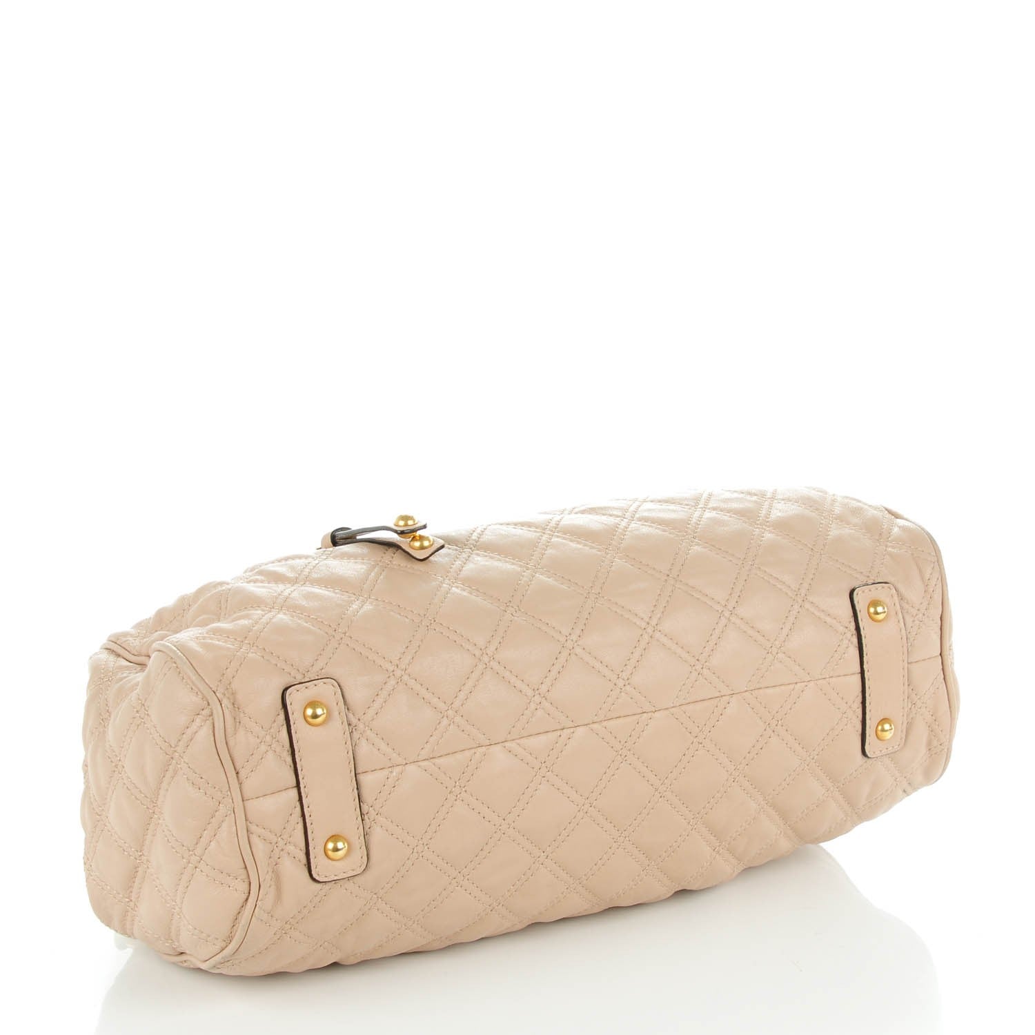 Marc Jacobs Lacquered Goatskin Quilted Stam Beige 4 of 7
